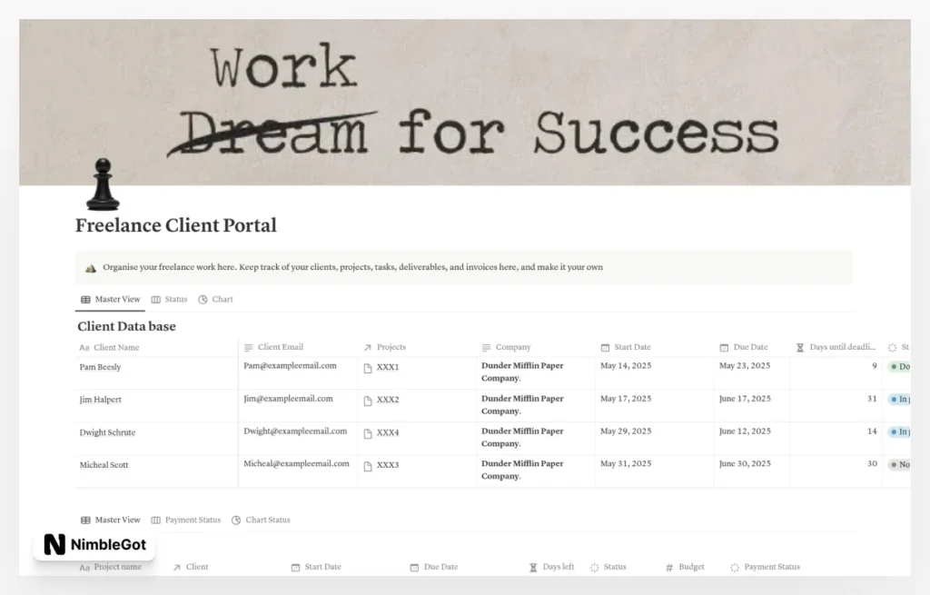 Freelance Client Portal