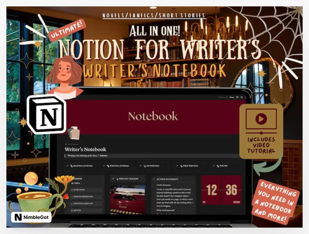 Ultimate Idea for Writers Project Template Workspace