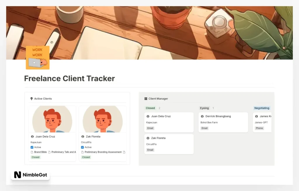 Freelance Client Tracker