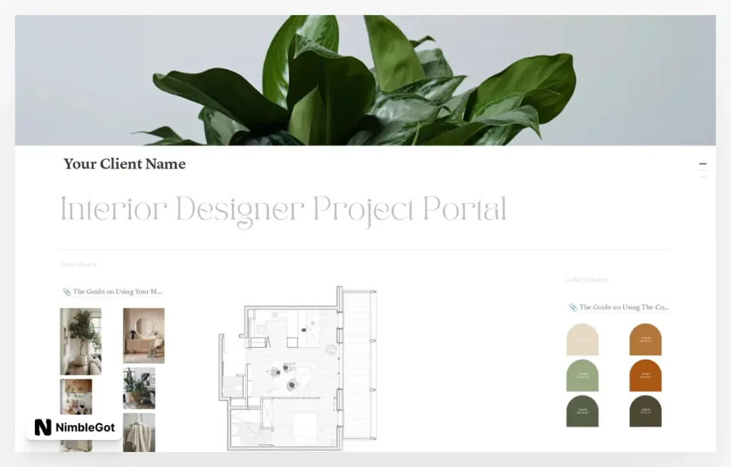 Interior Design Project Portal