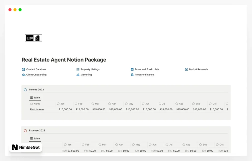 Real Estate Agent Package