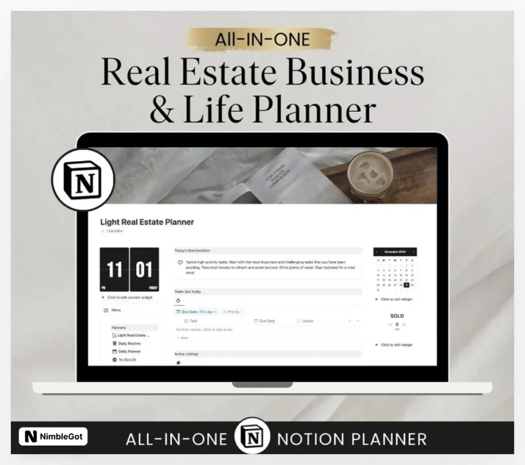 Real Estate Notion Template