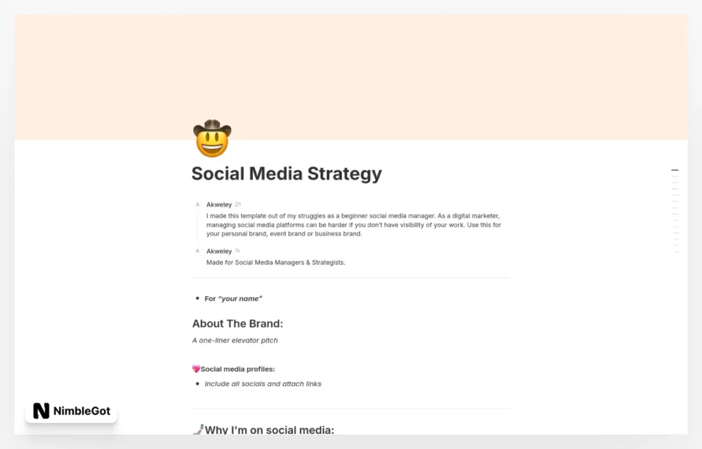 Social Media Marketing Strategy