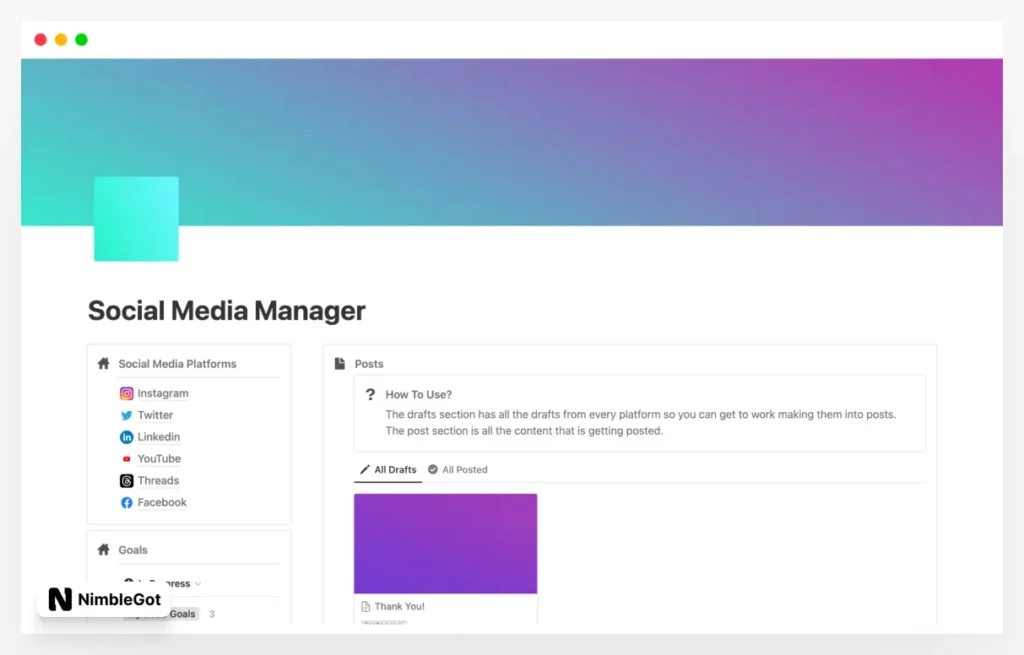 Social Media Manager