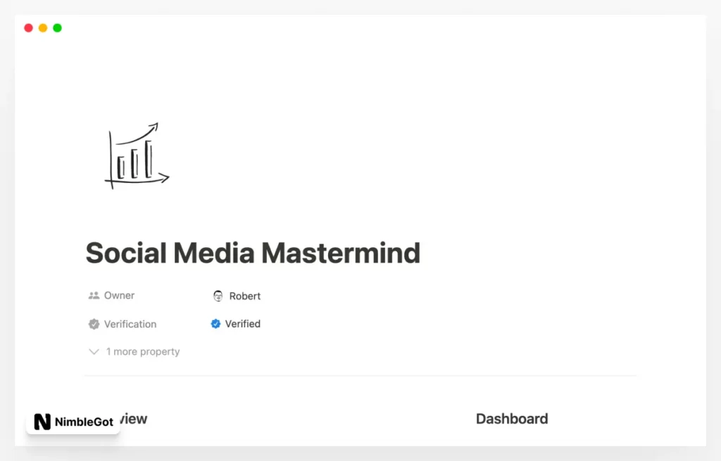 Notion Social Media Mastermind