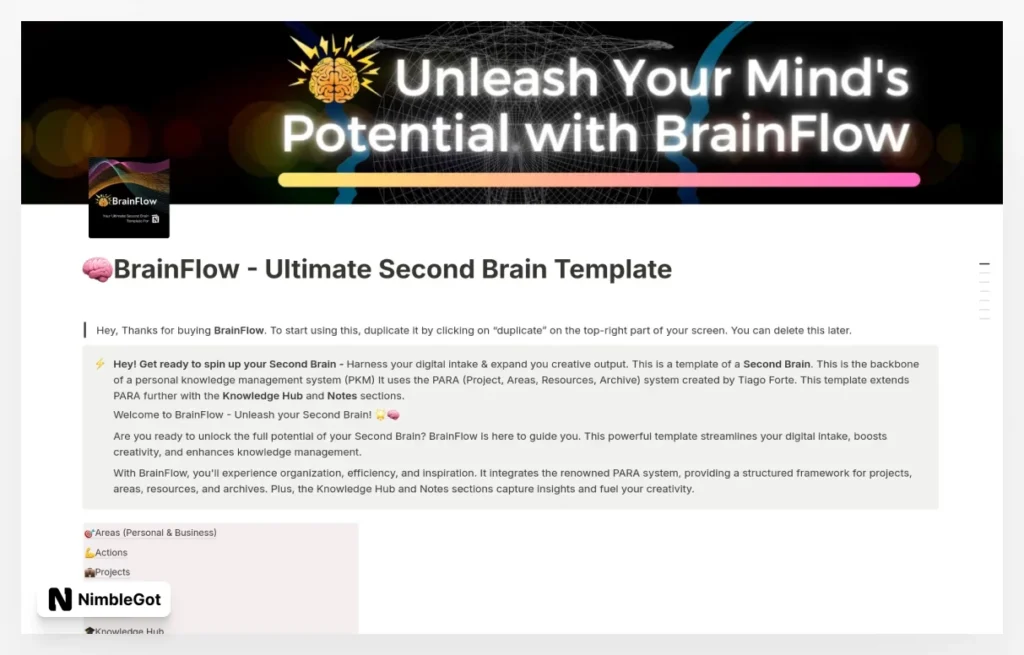 BrainFlow - Ultimate Second Brain
