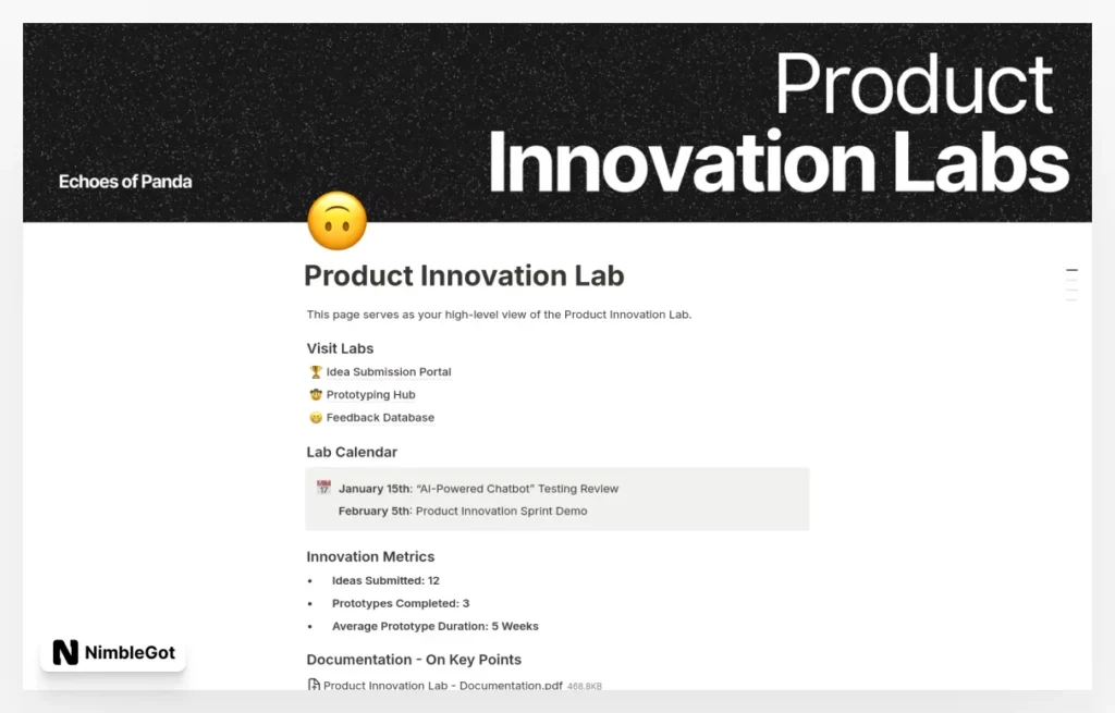 Product Innovation Lab