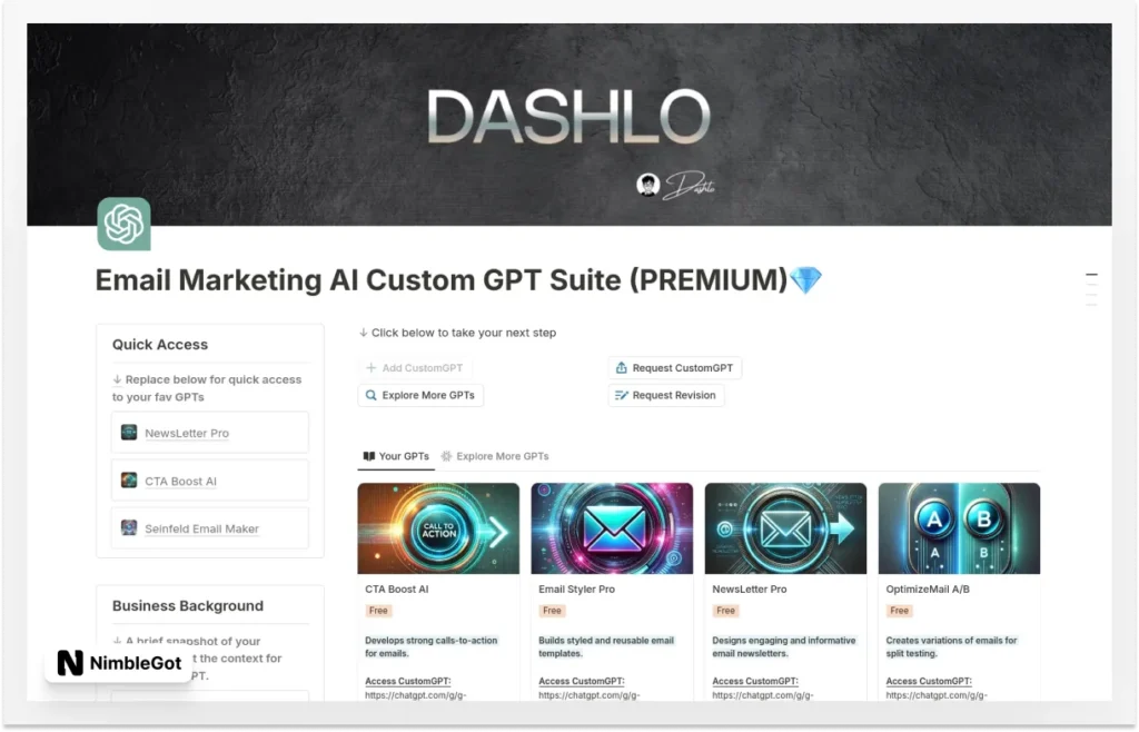 Email Marketing AI Custom GPT Suite