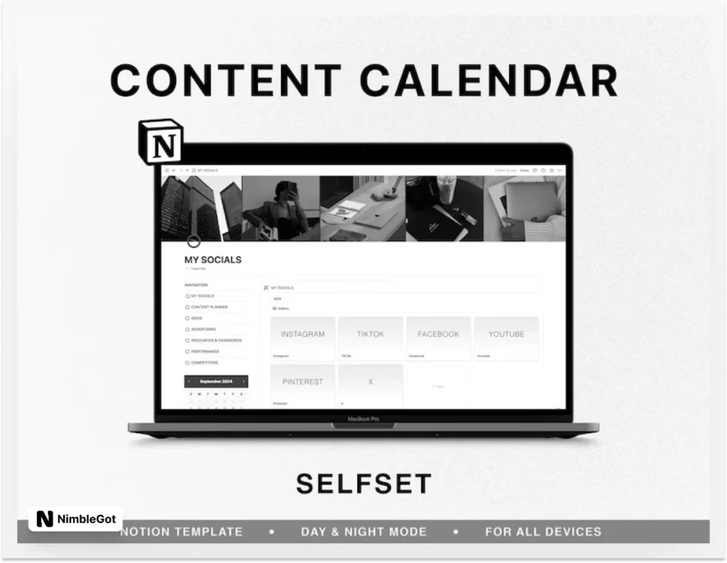 Notion Social Media Planner