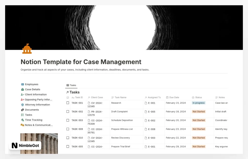 Case Manager for Lawyer / Attorney