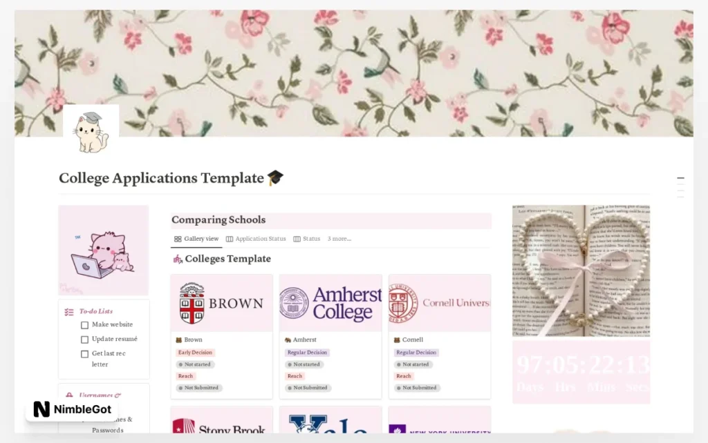 college applications manager