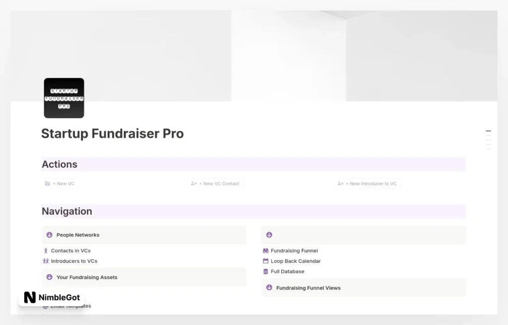 Startup Fundraiser Pro - for Founders Raising VC