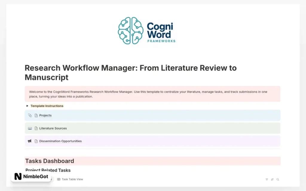 Research Workflow Manager