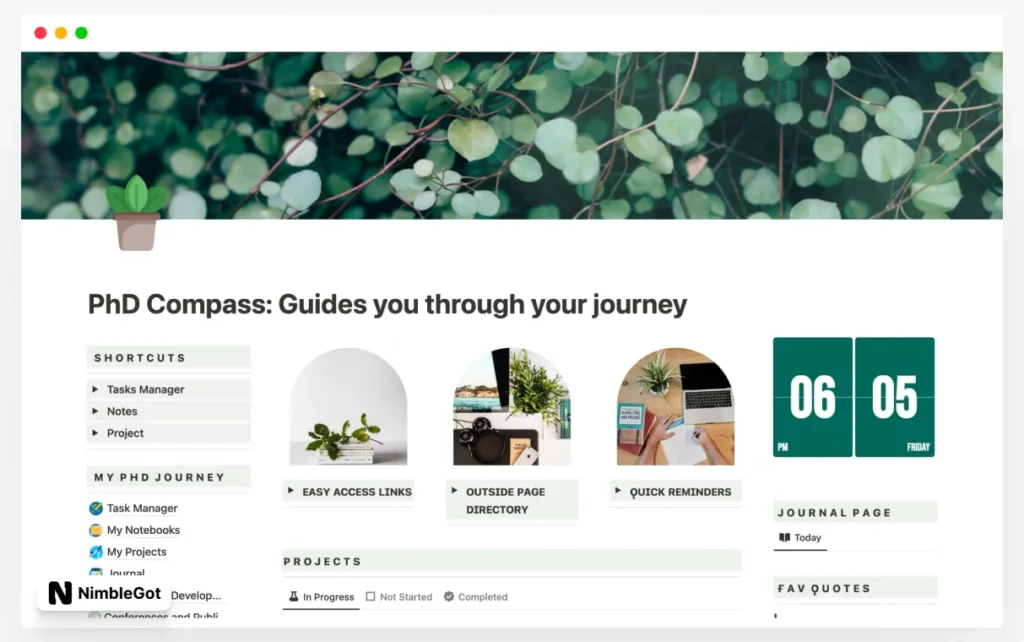 PhD Compass: Guides you through your journey