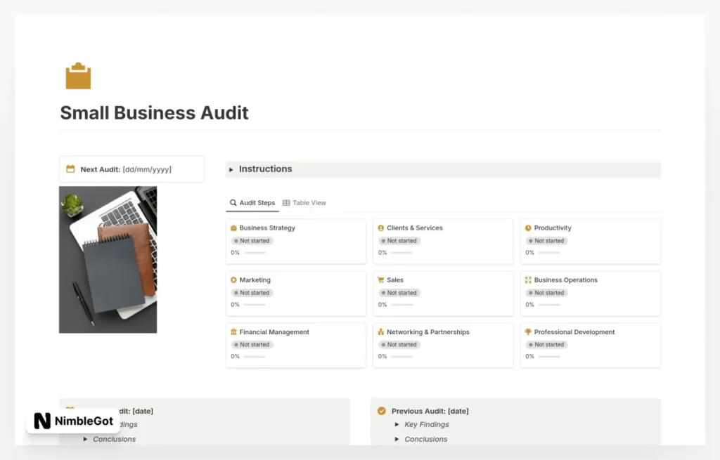 Small Business Audit