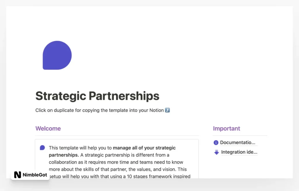 Strategic Partnerships