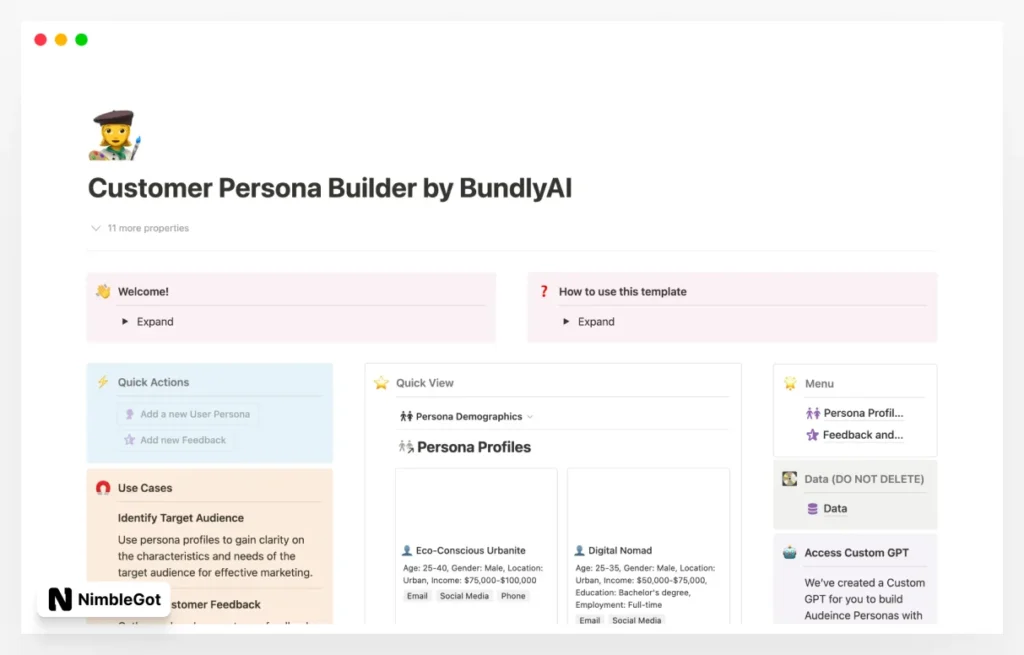 Customer Persona Builder