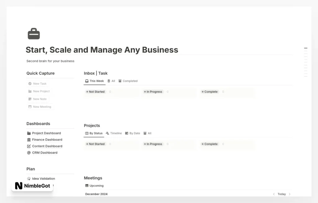 Second Brain - Scale and Manage Any Business