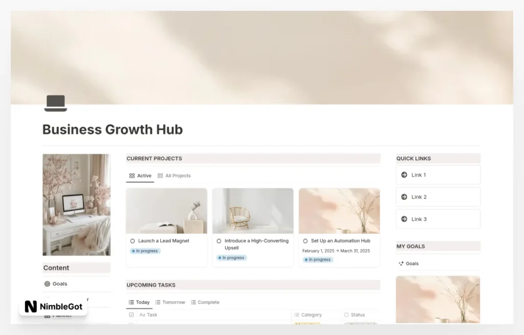 Business Growth Hub - Business Planner