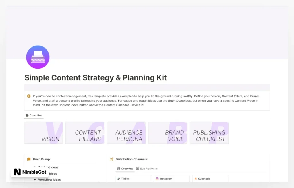 Simple Content Strategy & Planning Kit