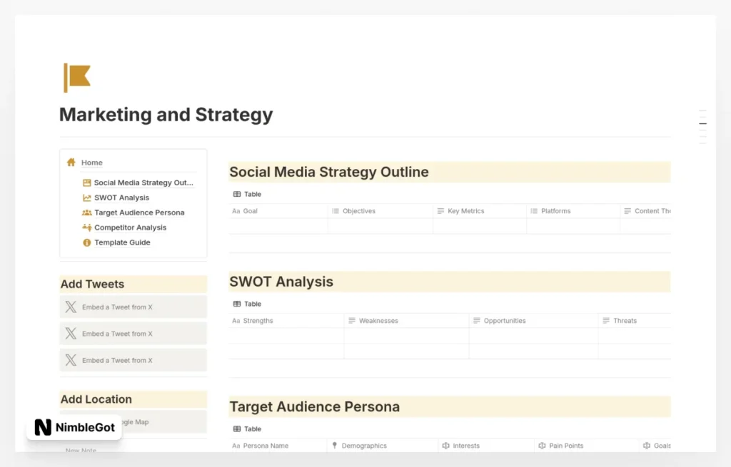 Marketing & Strategy Hub