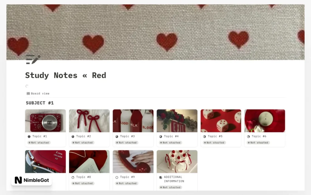 Study Notes « Red