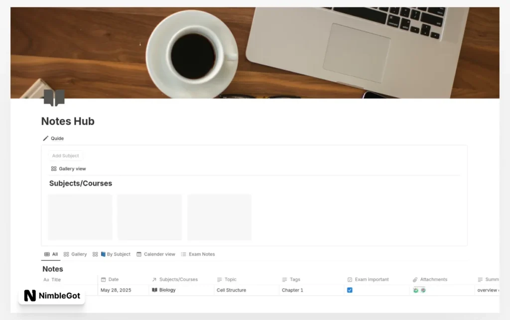Notes Hub