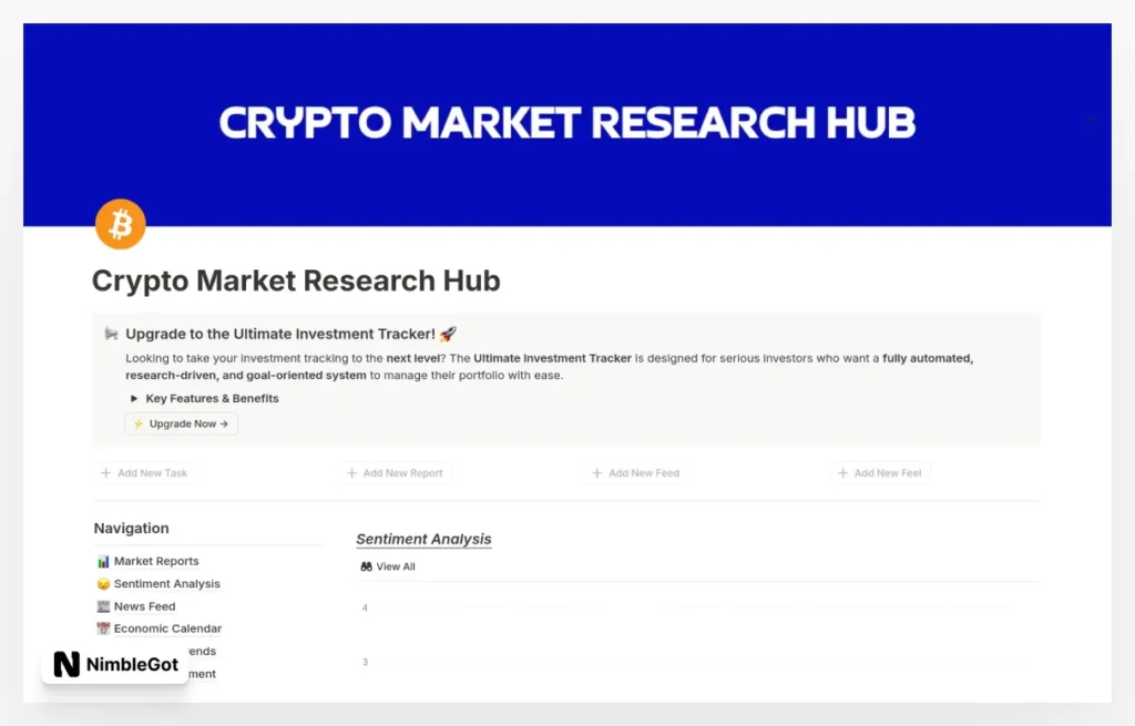 Crypto Market Research Hub