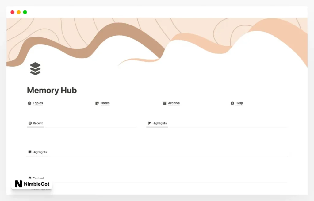 Memory Hub | Note Taking & Personal Knowledge Base