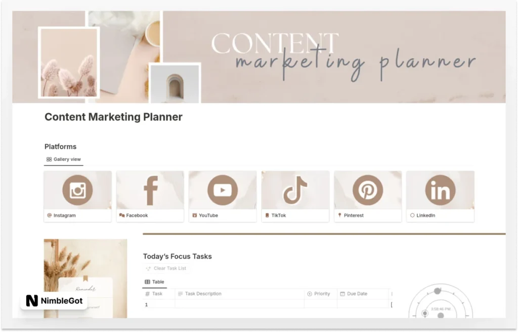 Content Marketing Planner