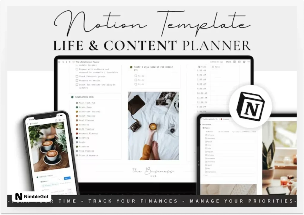 Notion Content Planner Template