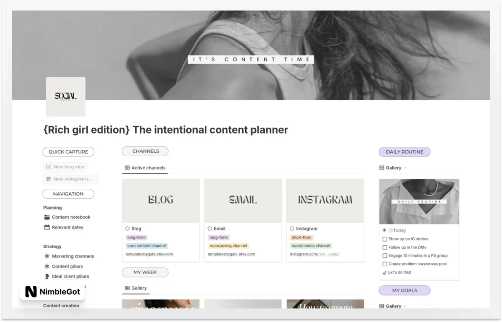 The ultimate content planner
