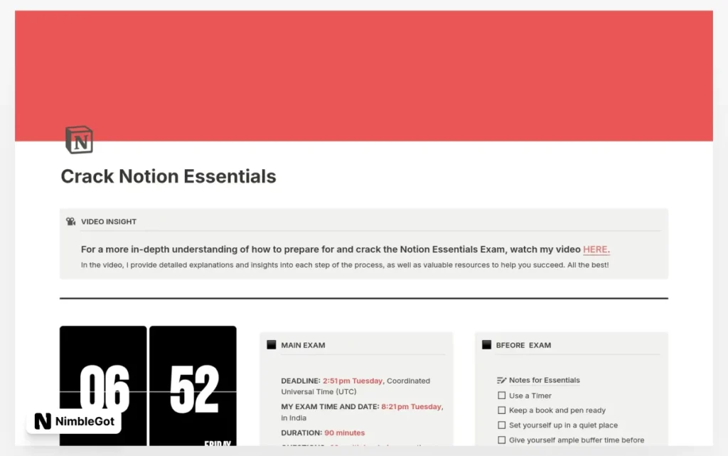Crack Notion Essentials Exam