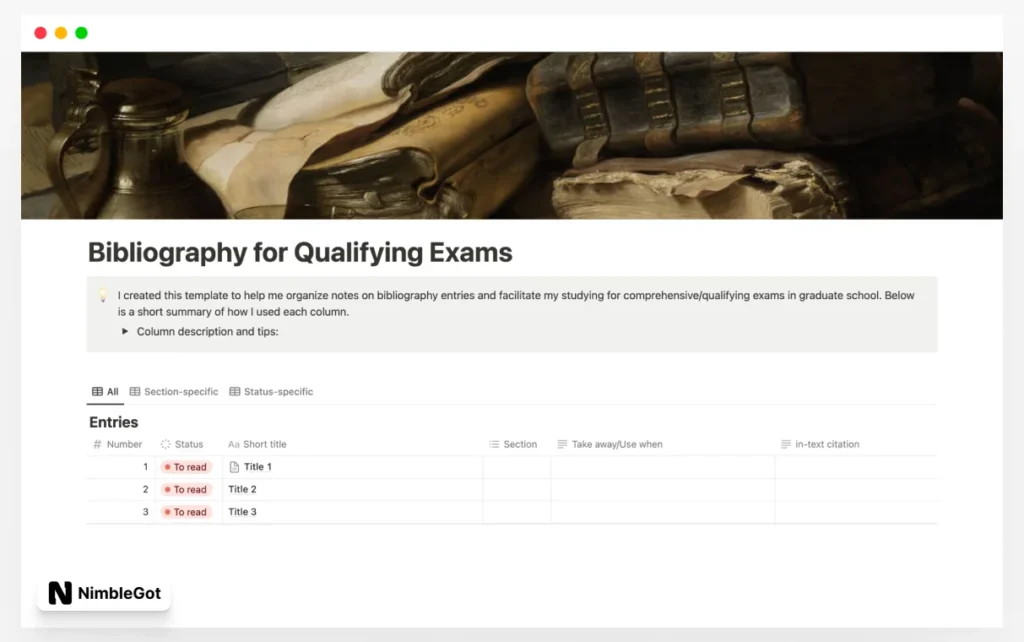 Bibliography for Qualifying Exams