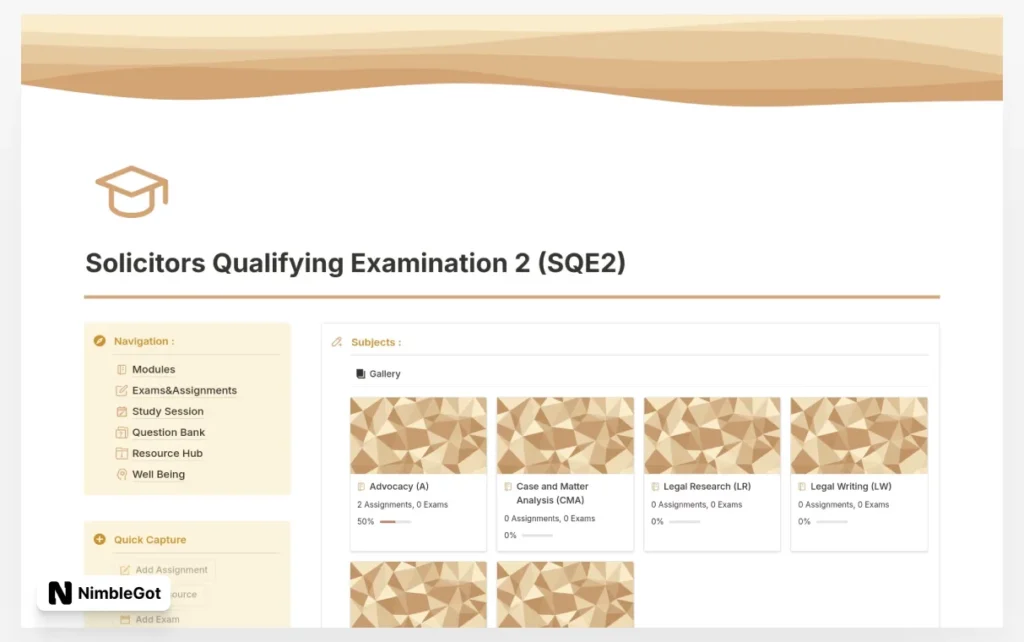 Solicitors Qualifying Examination 2 (SQE2)