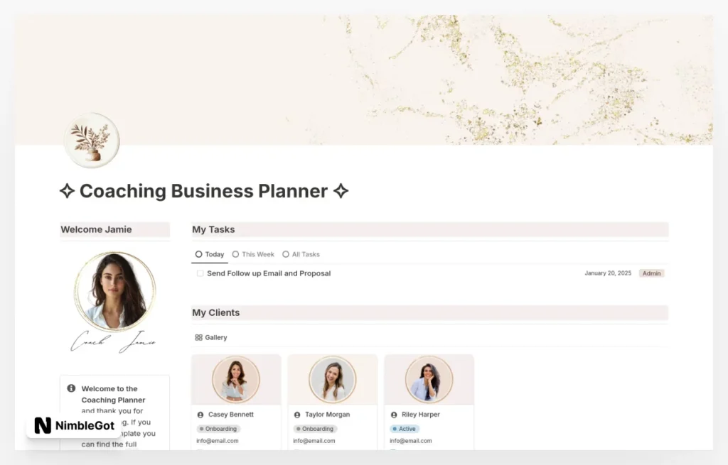 Coaching Business Planner Lite