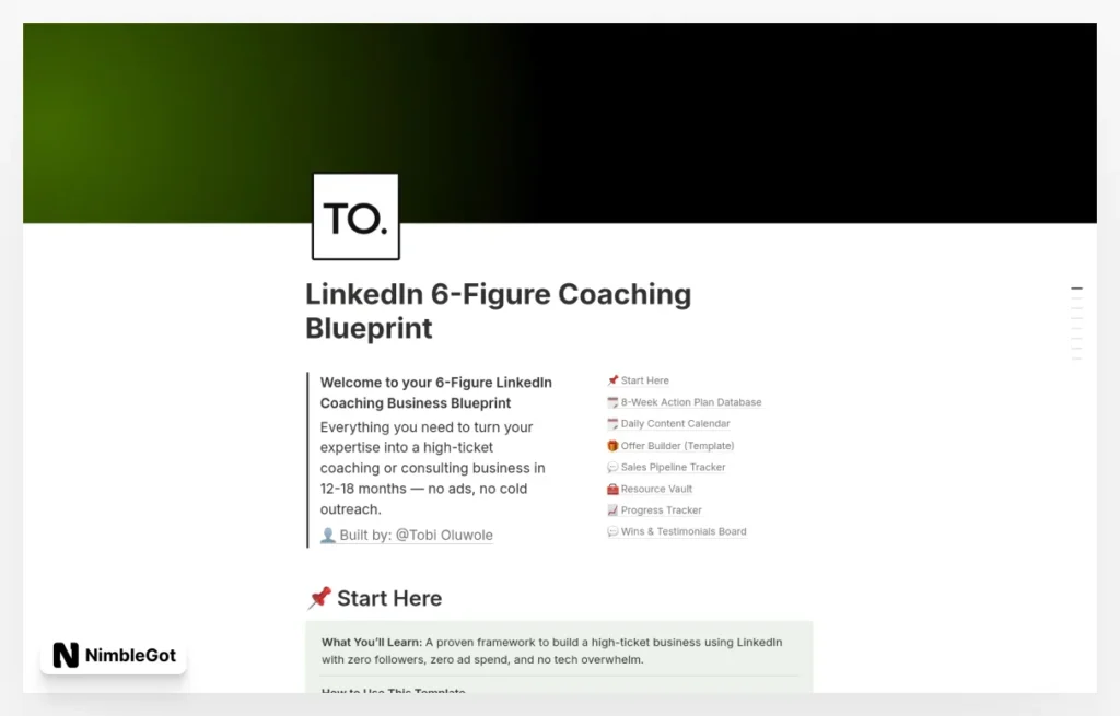 LinkedIn 6-Figure Coaching Blueprint