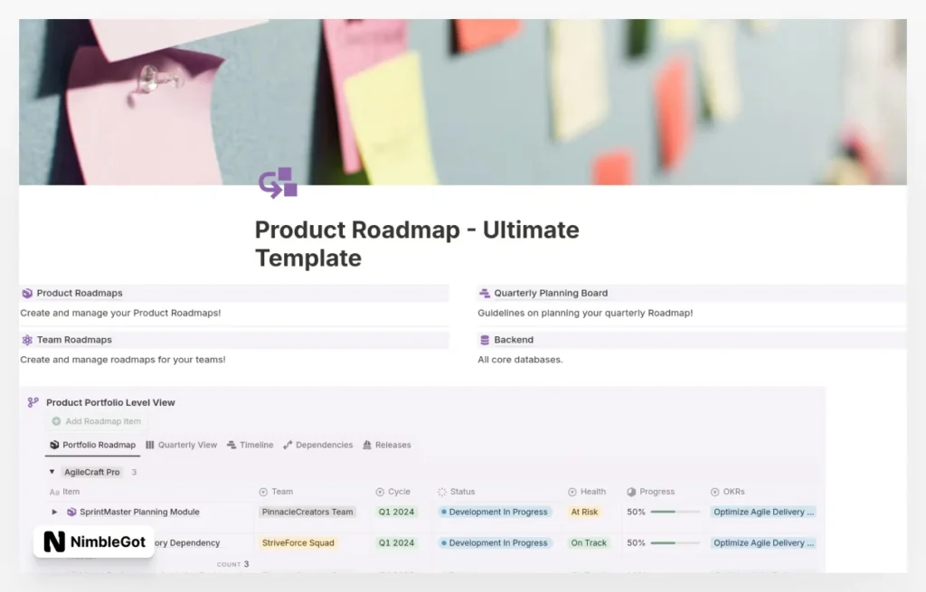 Product Roadmap Planner