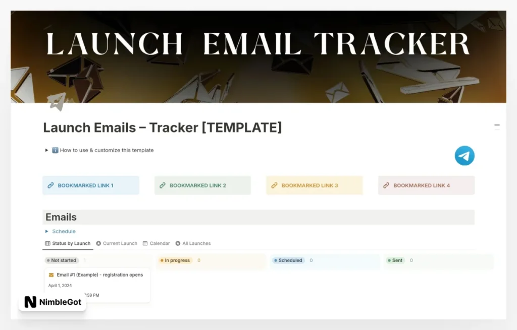 Launch Email Stats & Tracker