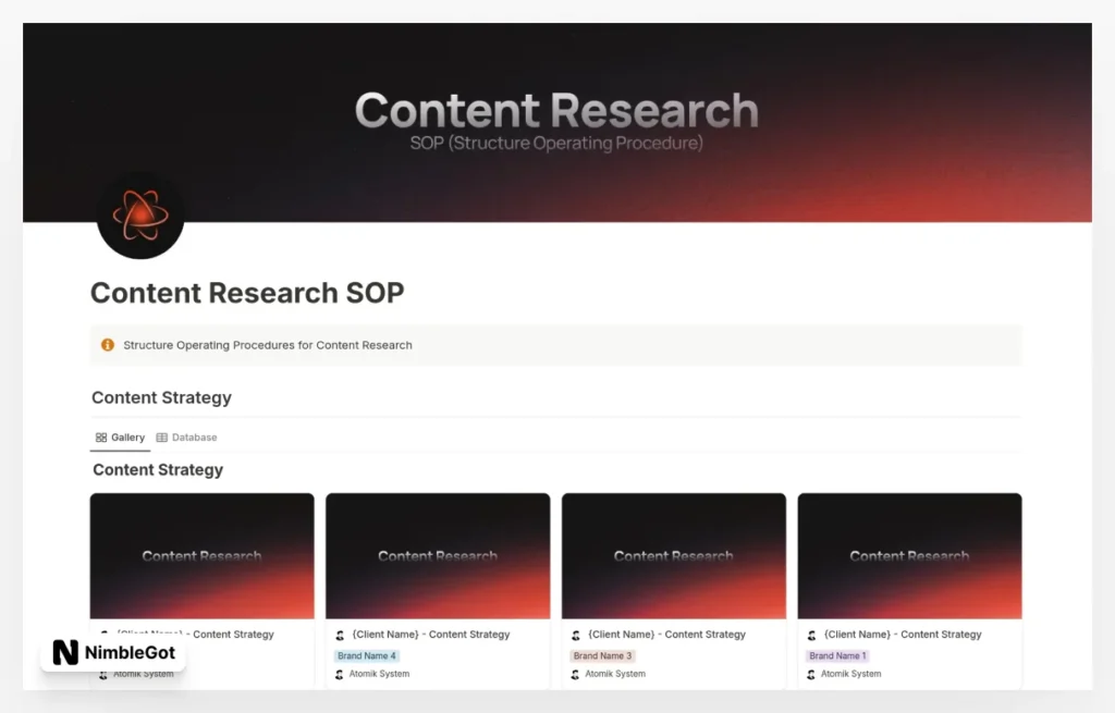 Content Research SOP