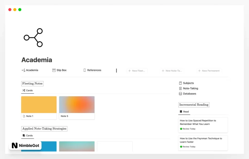 Academia: Feynman, SQ3R, Zettelkasten, and More!