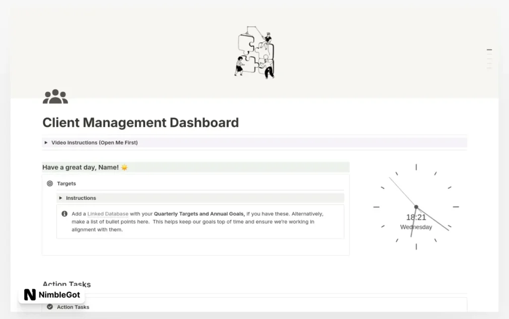 Client Management Dashboard