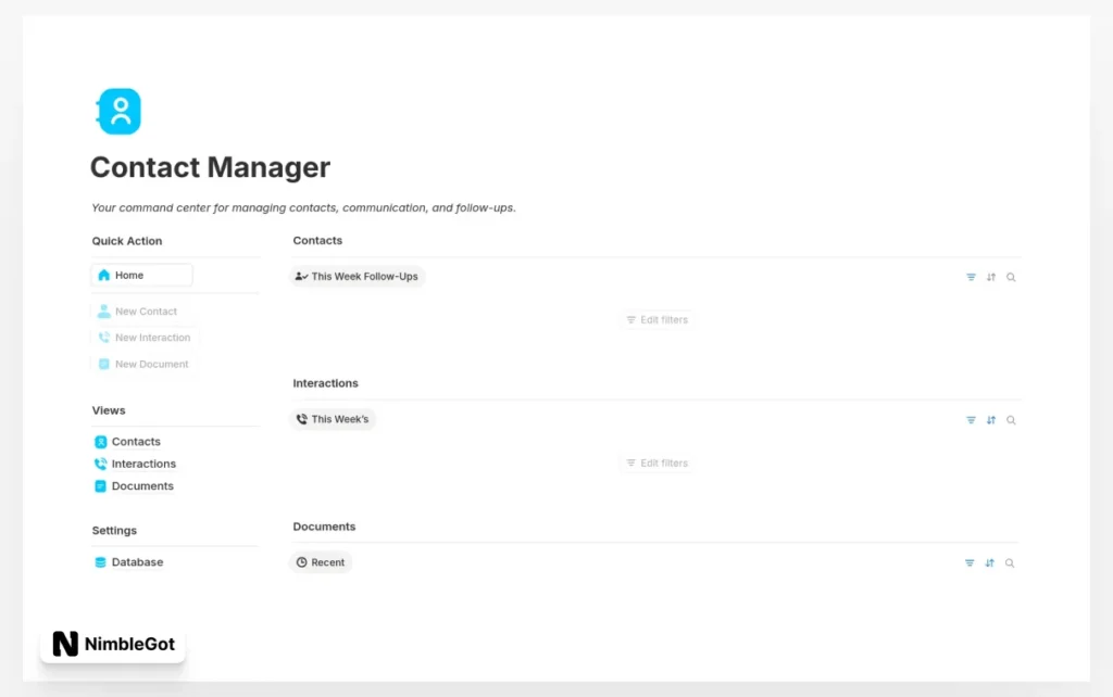 Contact Management System