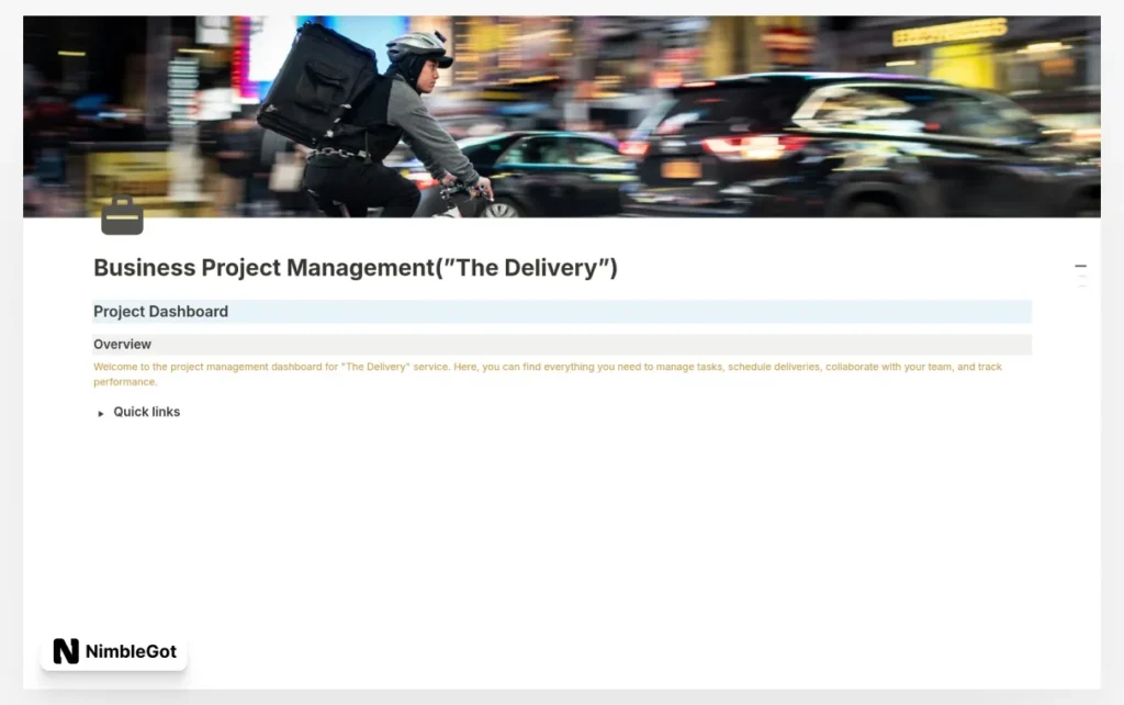 The Delivery System Management