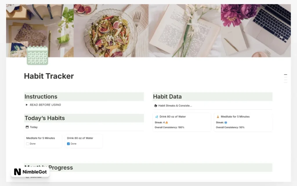 Habit Tracker: Streaks & Consistency