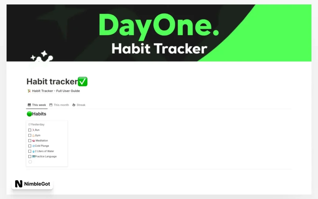 Habit Tracker