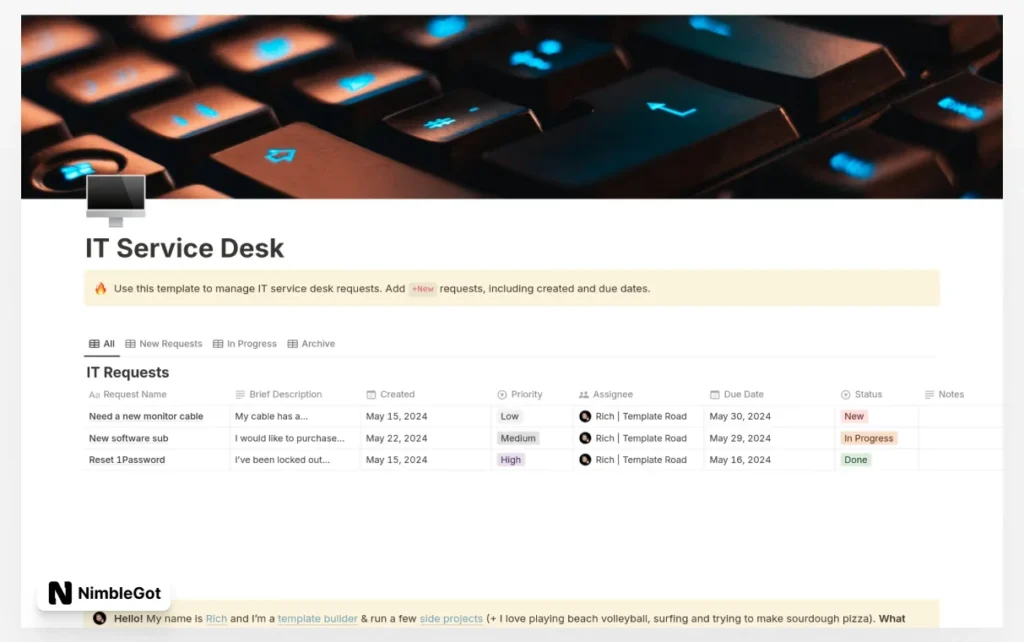 IT Service Desk