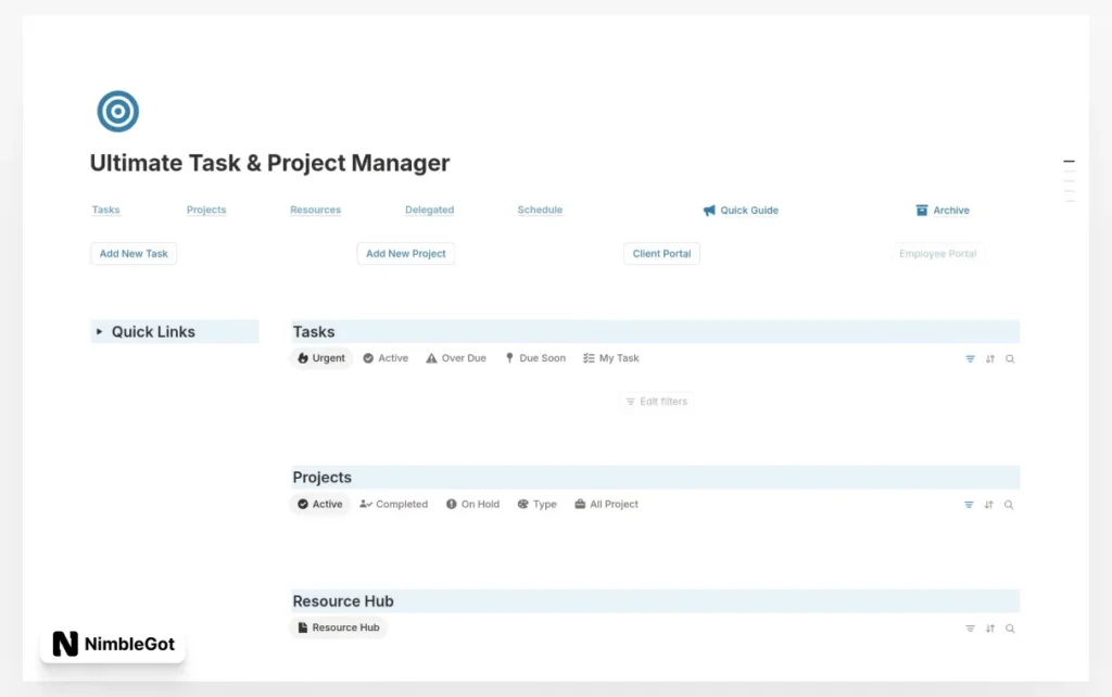 Ultimate Task & Project Manager