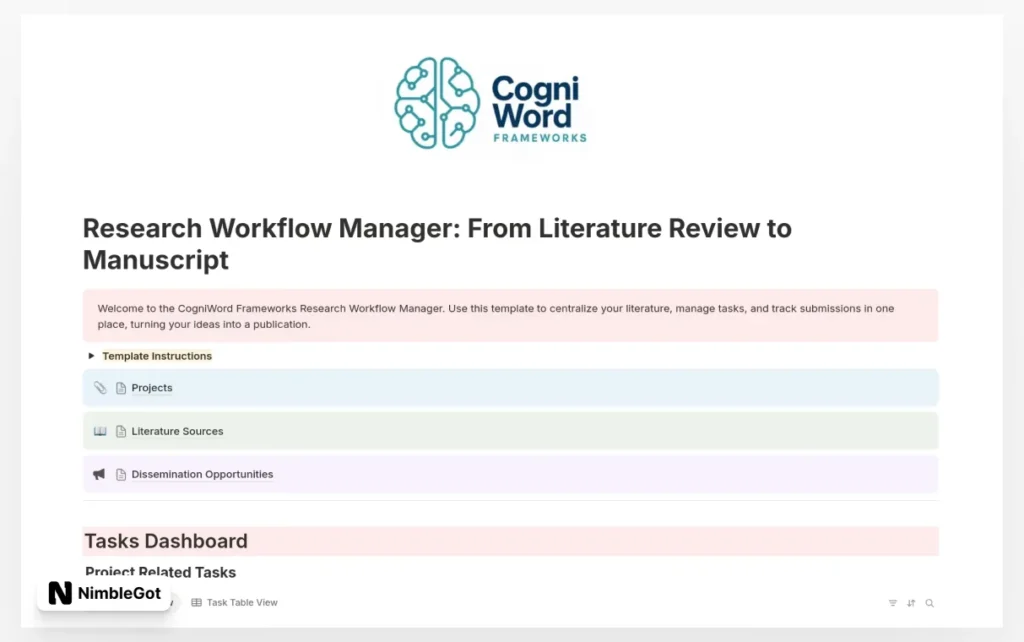 Research Workflow Manager