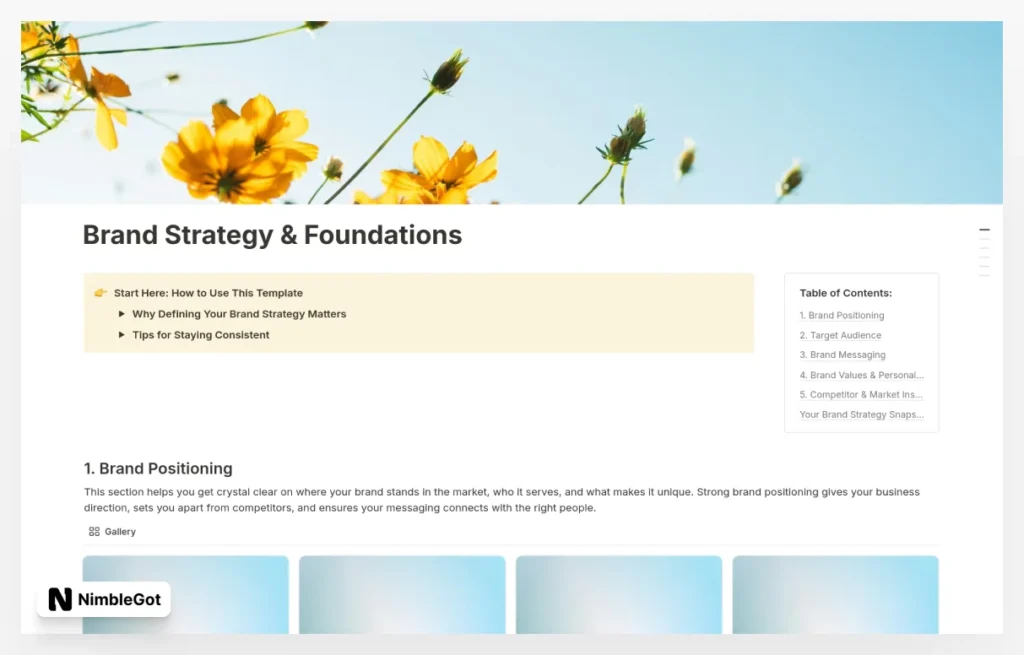 Brand Strategy & Foundations